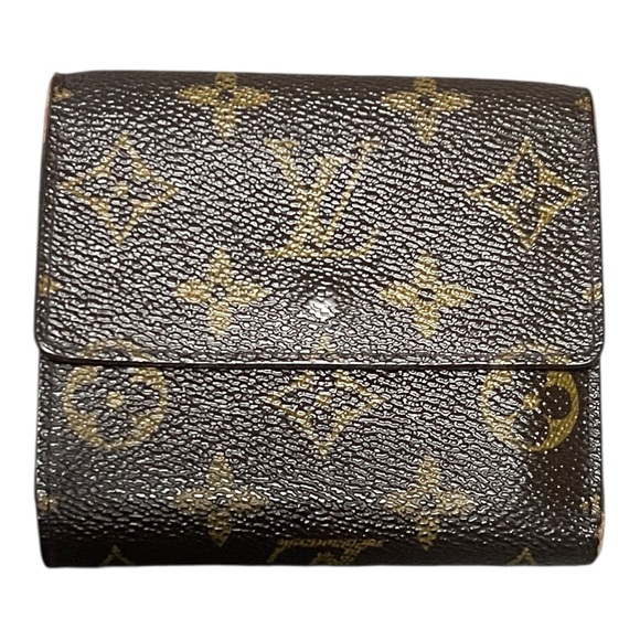 Louis Vuitton Authentic Vintage brown and Gold Monogram Tri-fold Wallet - Picture 6 of 17